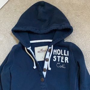 Hollister Women’s Embroidered Logo Hoodie Size S